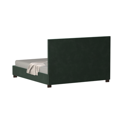 Ava High Headboard Bed in Luxe Fabric
