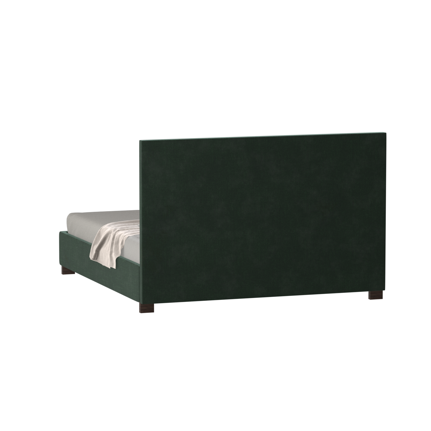 Ava High Headboard Bed in Luxe Fabric