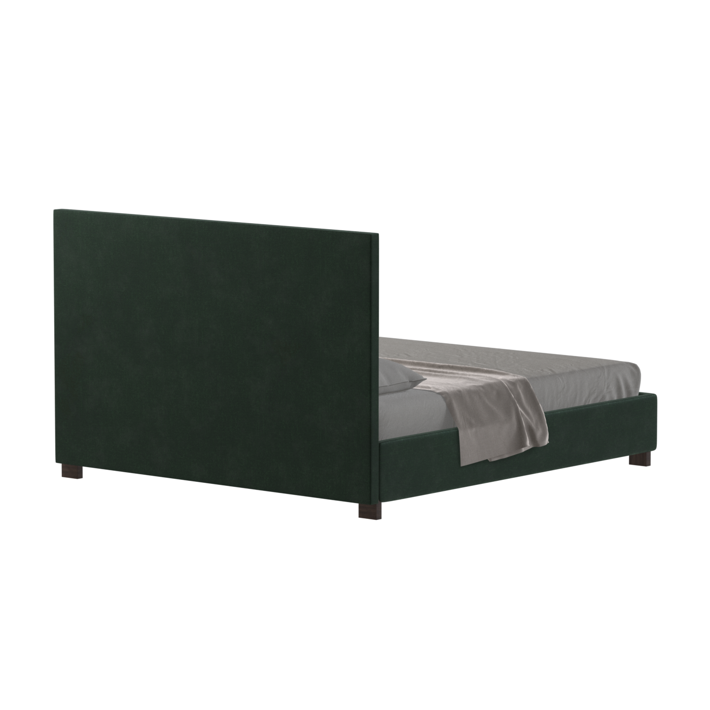 Ava High Headboard Bed in Luxe Fabric