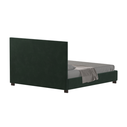 Ava High Headboard Bed in Luxe Fabric