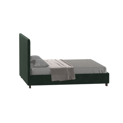 Ava High Headboard Bed in Luxe Fabric