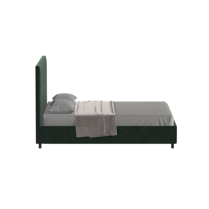 Ava High Headboard Bed in Luxe Fabric