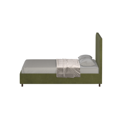 Ava High Headboard Bed in Luxe Fabric