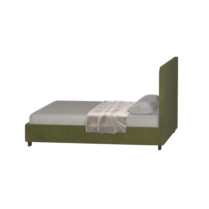 Ava High Headboard Bed in Luxe Fabric