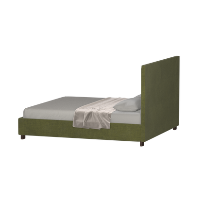 Ava High Headboard Bed in Luxe Fabric