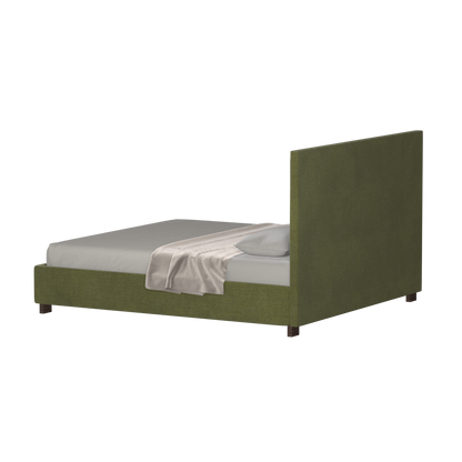 Ava High Headboard Bed in Luxe Fabric