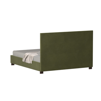 Ava High Headboard Bed in Luxe Fabric