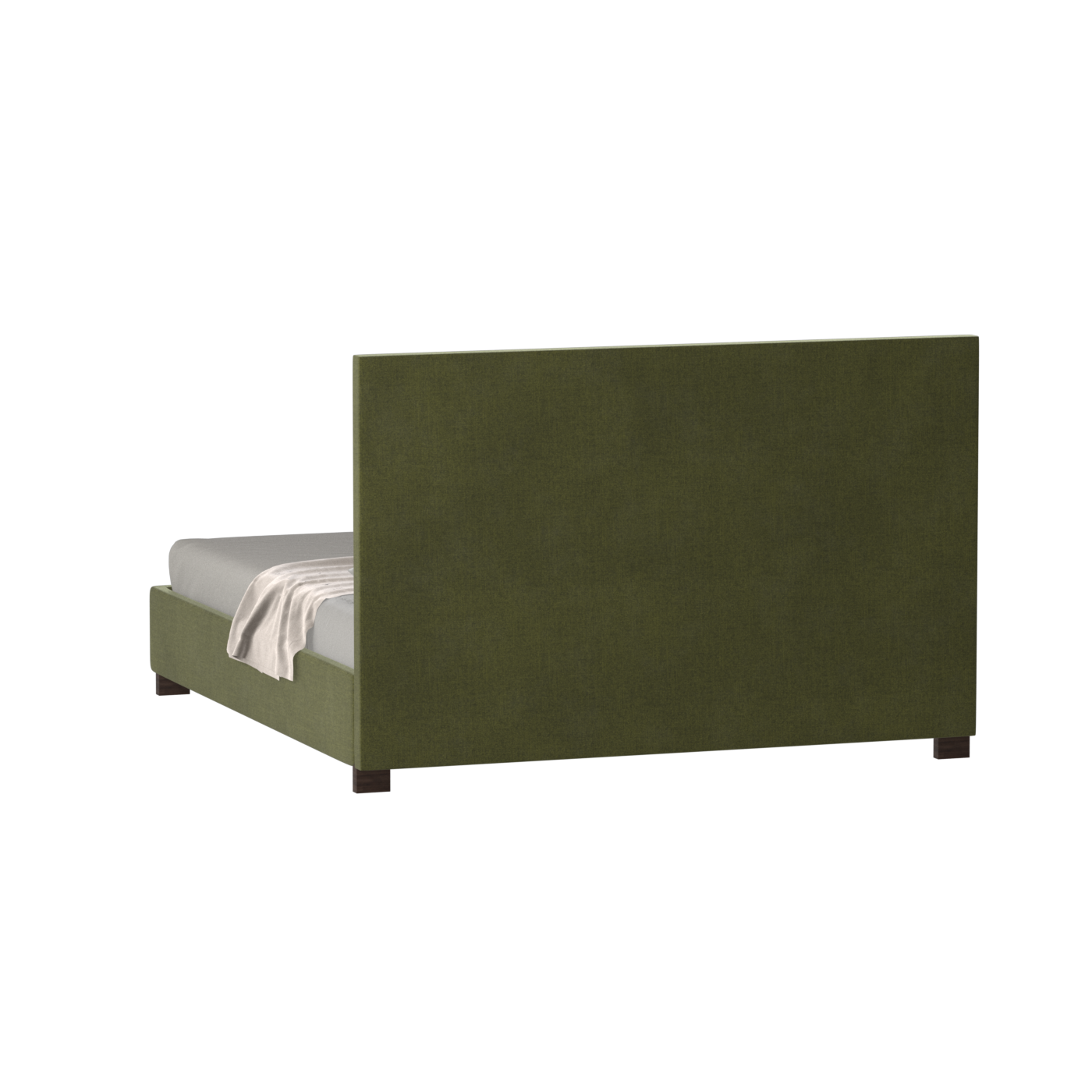 Ava High Headboard Bed in Luxe Fabric