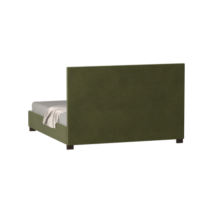 Ava High Headboard Bed in Luxe Fabric
