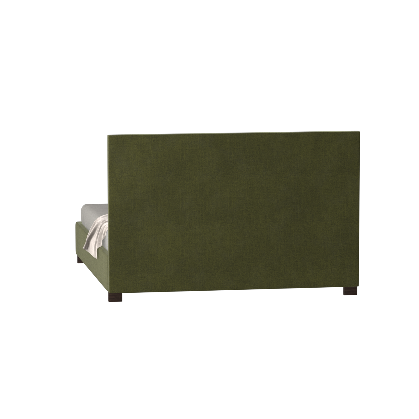 Ava High Headboard Bed in Luxe Fabric