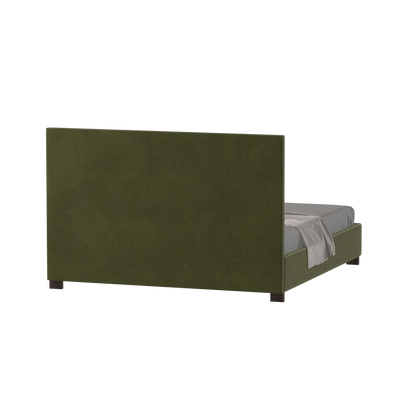 Ava High Headboard Bed in Luxe Fabric