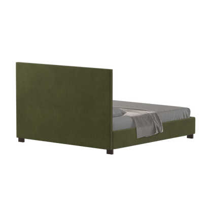 Ava High Headboard Bed in Luxe Fabric
