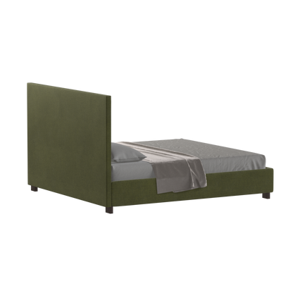 Ava High Headboard Bed in Luxe Fabric