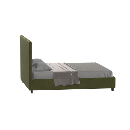 Ava High Headboard Bed in Luxe Fabric