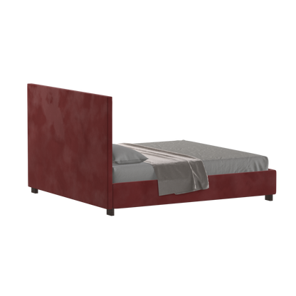 Ava High Headboard Bed in Luxe Fabric