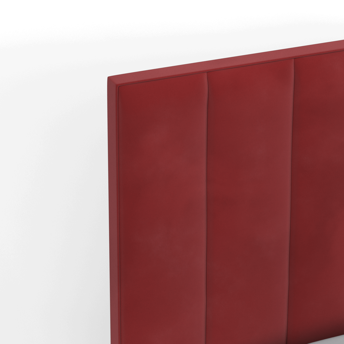 Ava High Headboard Bed in Luxe Fabric