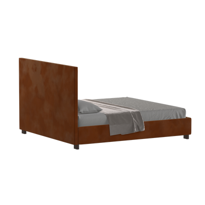 Ava High Headboard Bed in Luxe Fabric
