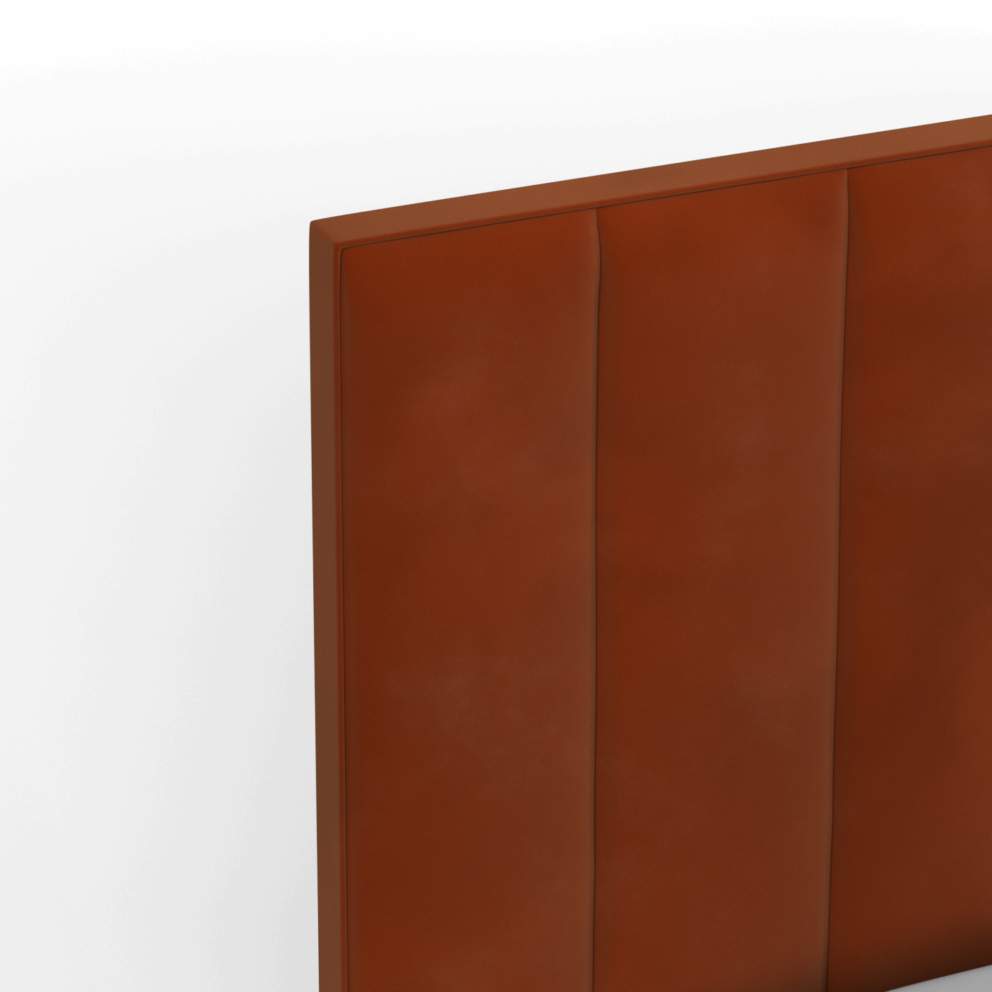 Ava High Headboard Bed in Luxe Fabric