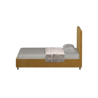 Ava High Headboard Bed in Luxe Fabric