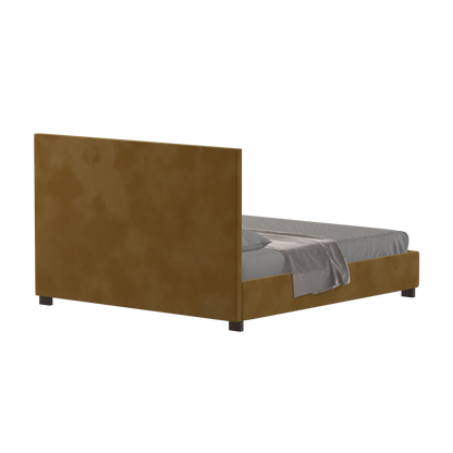 Ava High Headboard Bed in Luxe Fabric