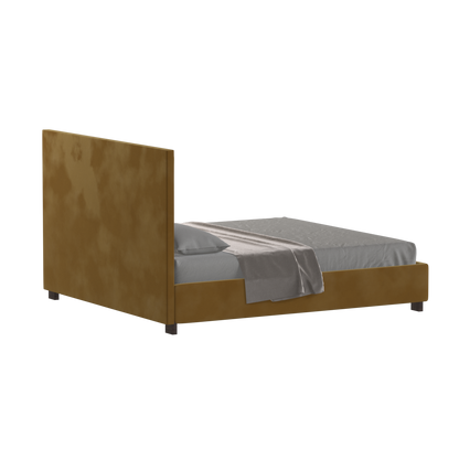 Ava High Headboard Bed in Luxe Fabric