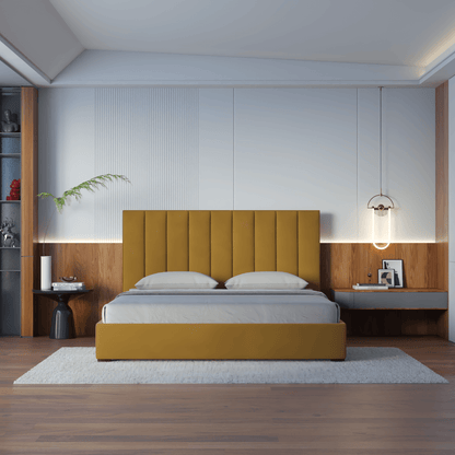 Ava high headboard bed