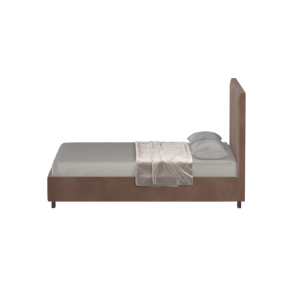 Ava High Headboard Bed in Luxe Fabric