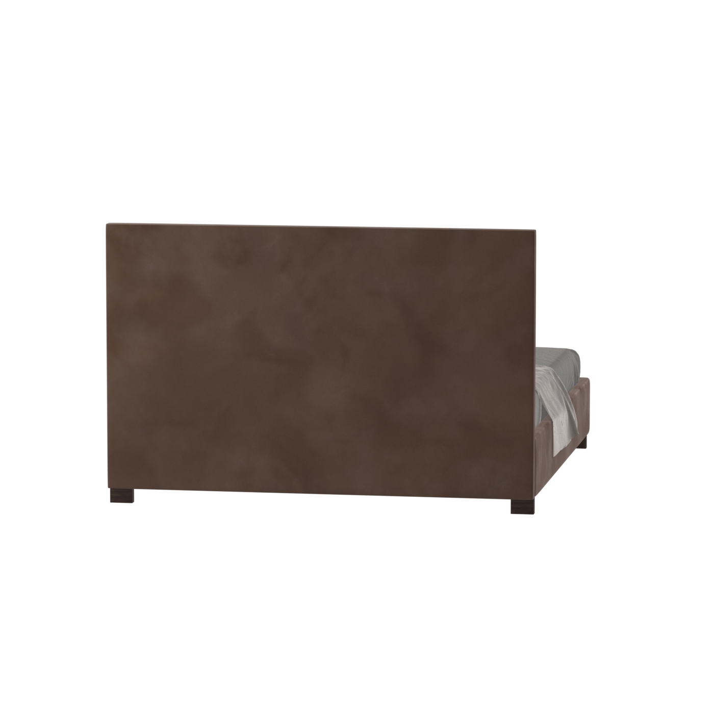 Ava High Headboard Bed in Luxe Fabric