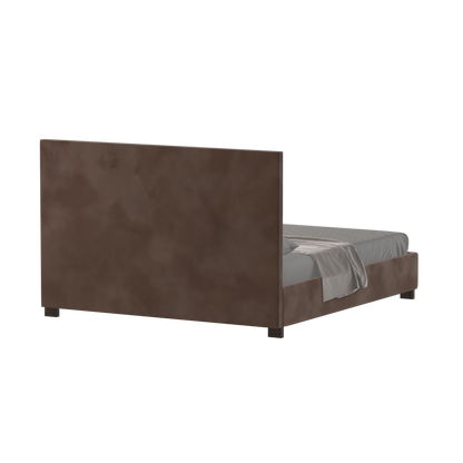 Ava High Headboard Bed in Luxe Fabric