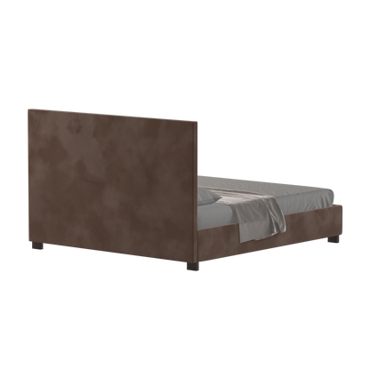 Ava High Headboard Bed in Luxe Fabric