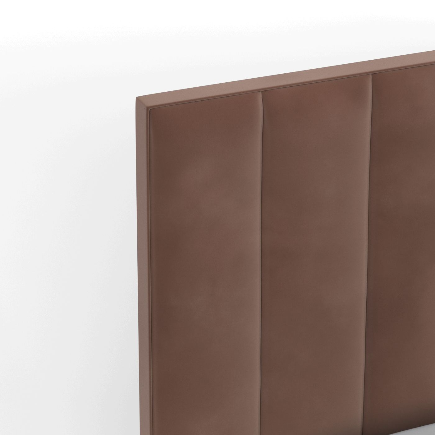 Ava High Headboard Bed in Luxe Fabric