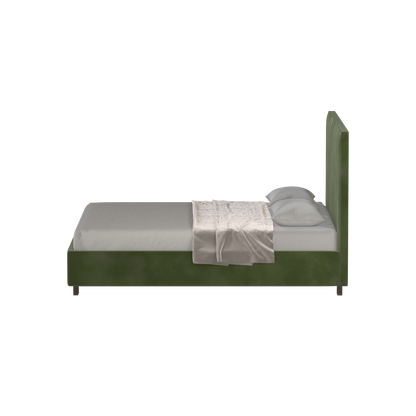 Ava High Headboard Bed in Luxe Fabric