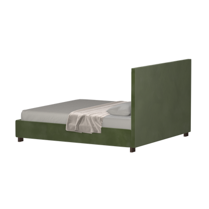 Ava High Headboard Bed in Luxe Fabric