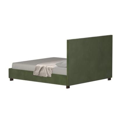 Ava High Headboard Bed in Luxe Fabric