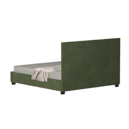 Ava High Headboard Bed in Luxe Fabric