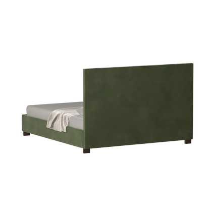 Ava High Headboard Bed in Luxe Fabric