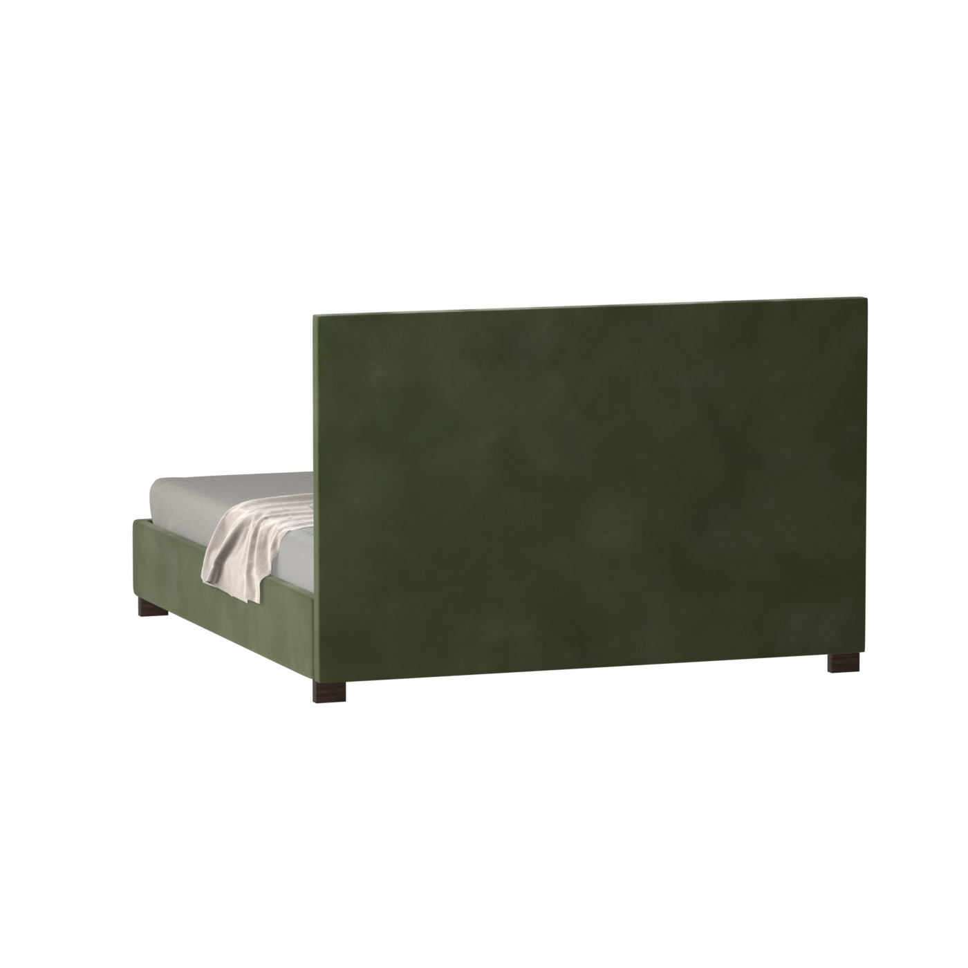 Ava High Headboard Bed in Luxe Fabric
