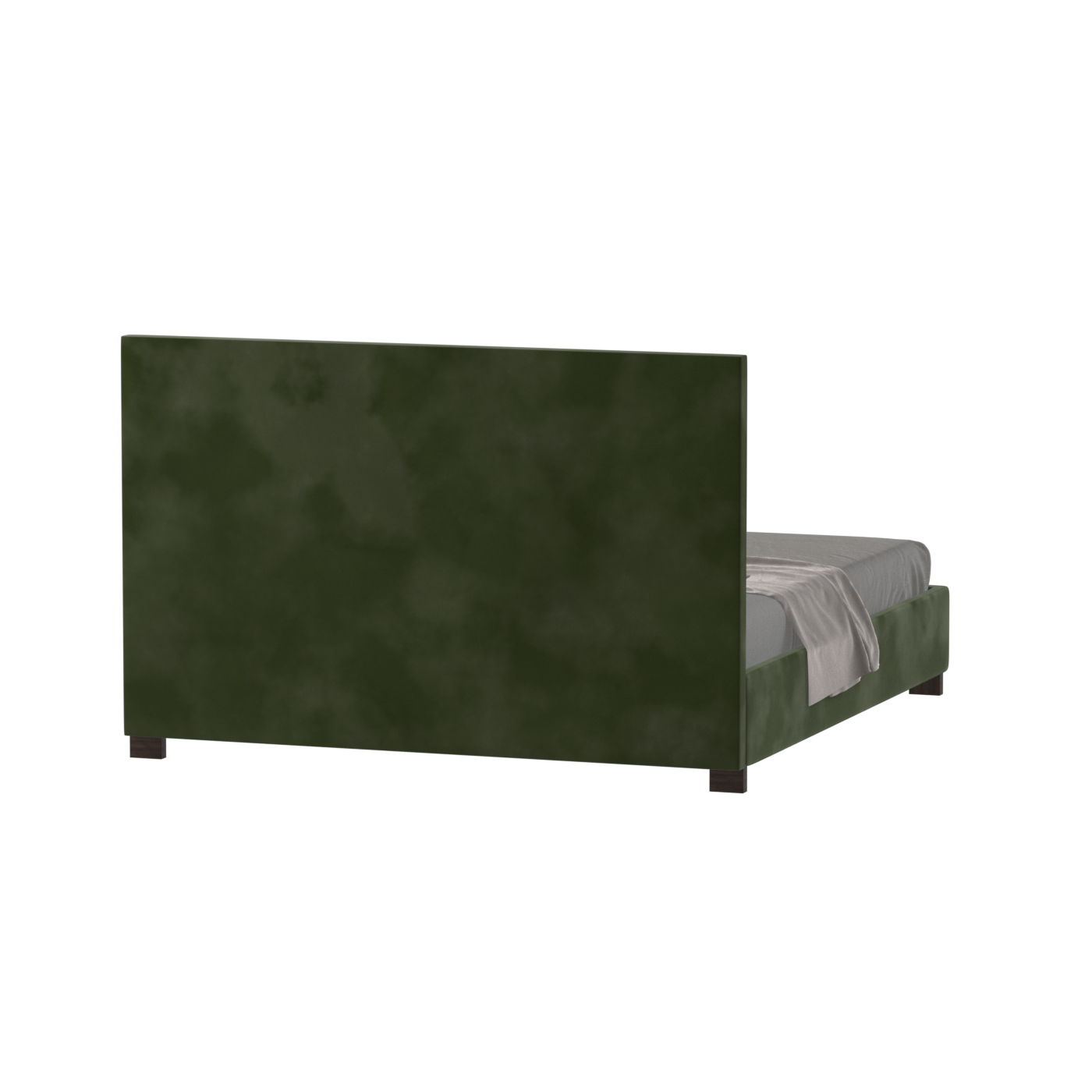 Ava High Headboard Bed in Luxe Fabric
