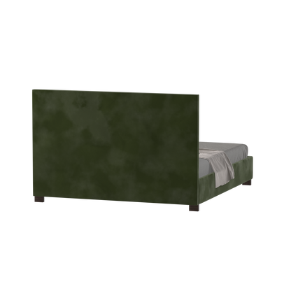 Ava High Headboard Bed in Luxe Fabric