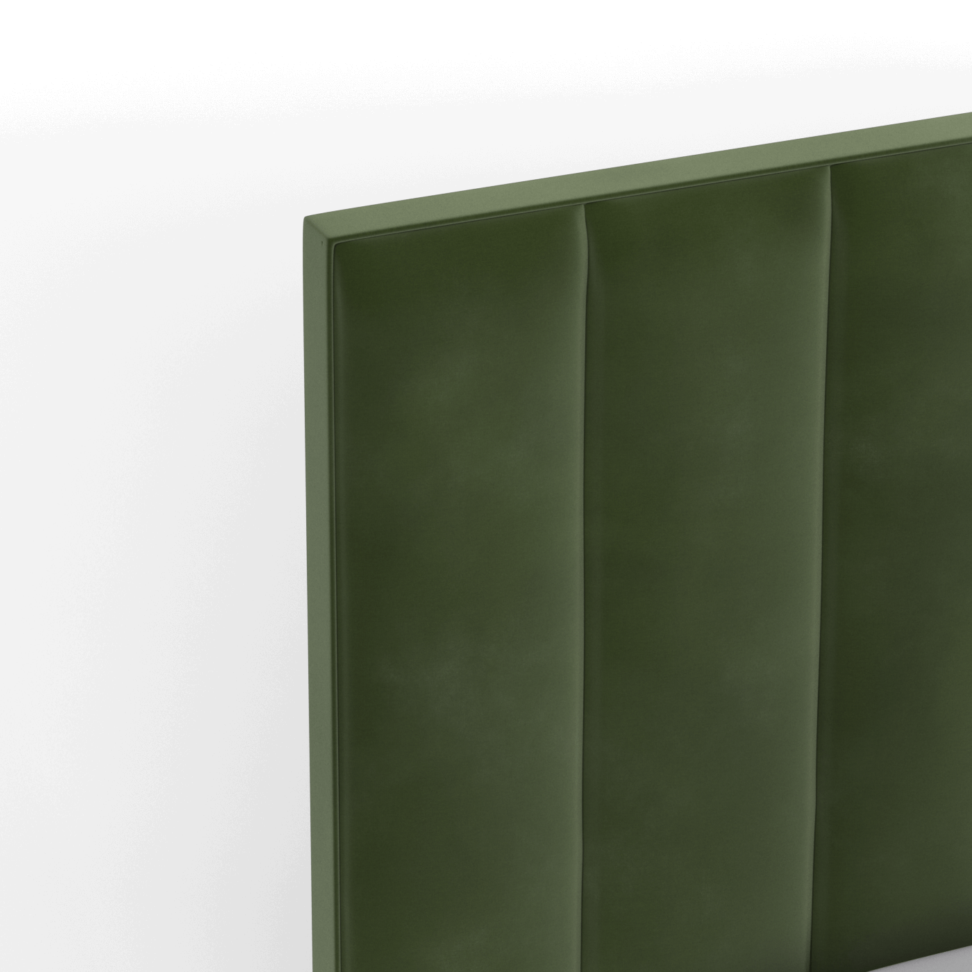 Ava High Headboard Bed in Luxe Fabric
