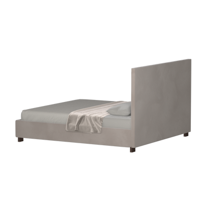 Ava High Headboard Bed in Luxe Fabric