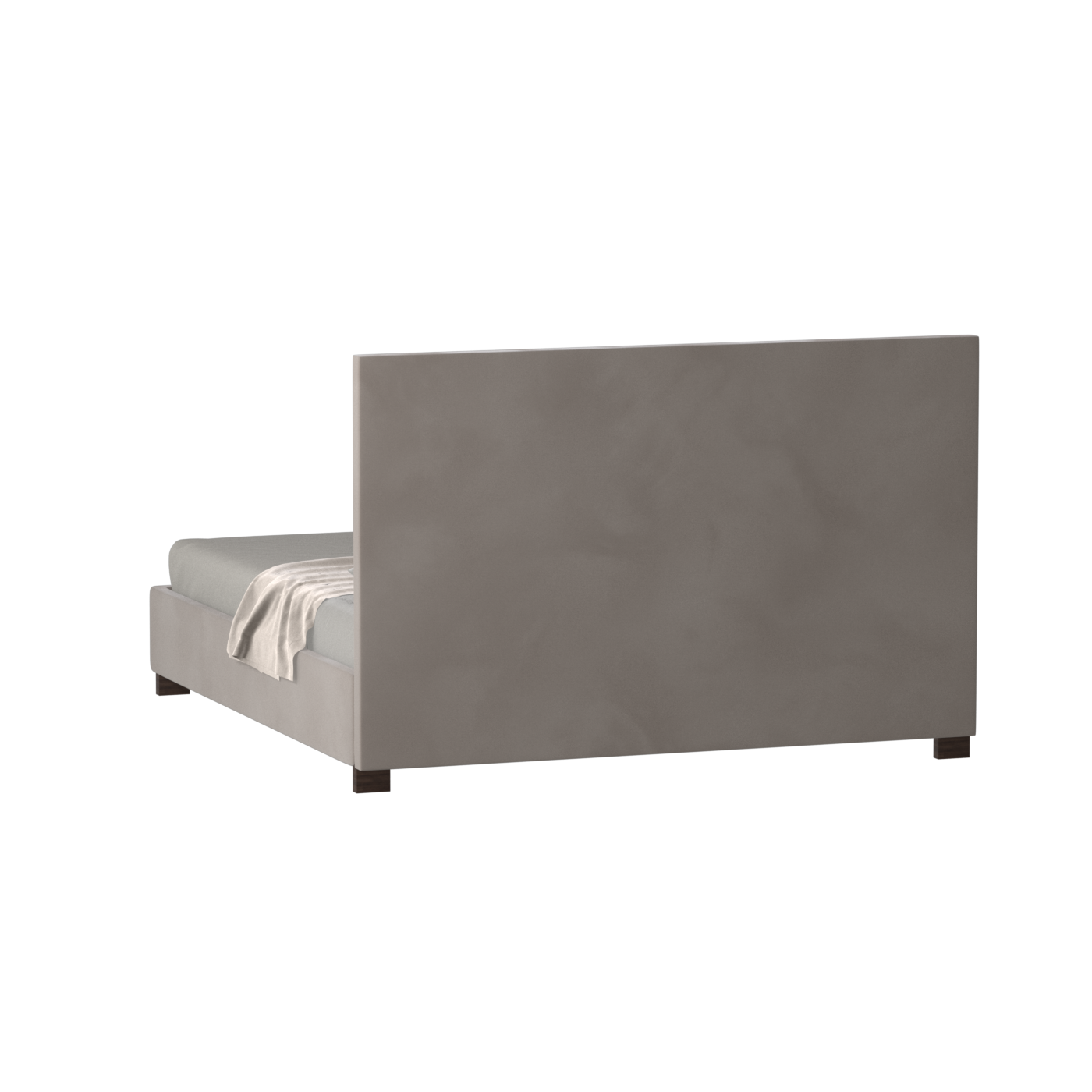 Ava High Headboard Bed in Luxe Fabric