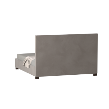 Ava High Headboard Bed in Luxe Fabric