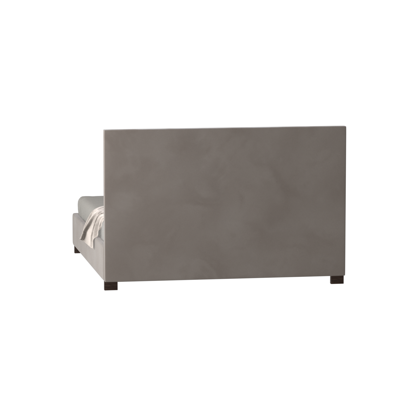 Ava High Headboard Bed in Luxe Fabric