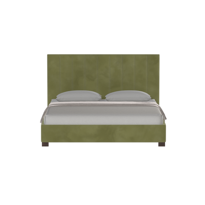 Ava High Headboard Bed in Luxe Fabric