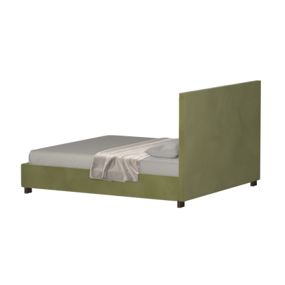 Ava High Headboard Bed in Luxe Fabric