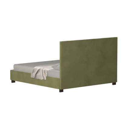 Ava High Headboard Bed in Luxe Fabric