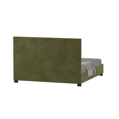 Ava High Headboard Bed in Luxe Fabric