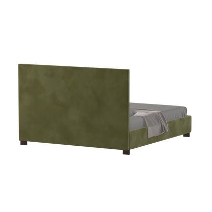 Ava High Headboard Bed in Luxe Fabric