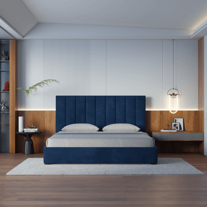 Ava high headboard bed